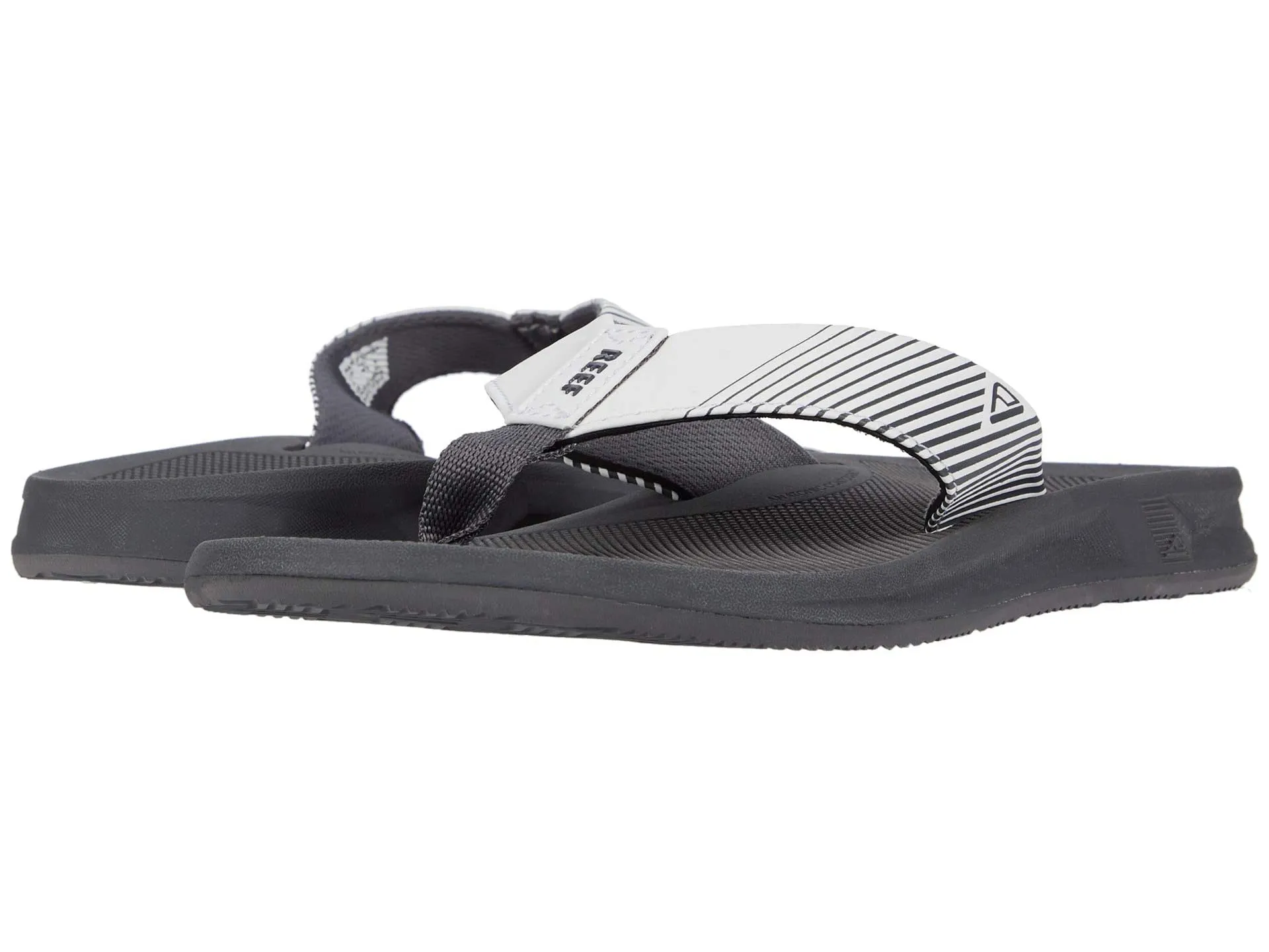 Reef Phantom II Men's Flip Flop Black, Brown, White 7 8 9 10 11 12 13 14
