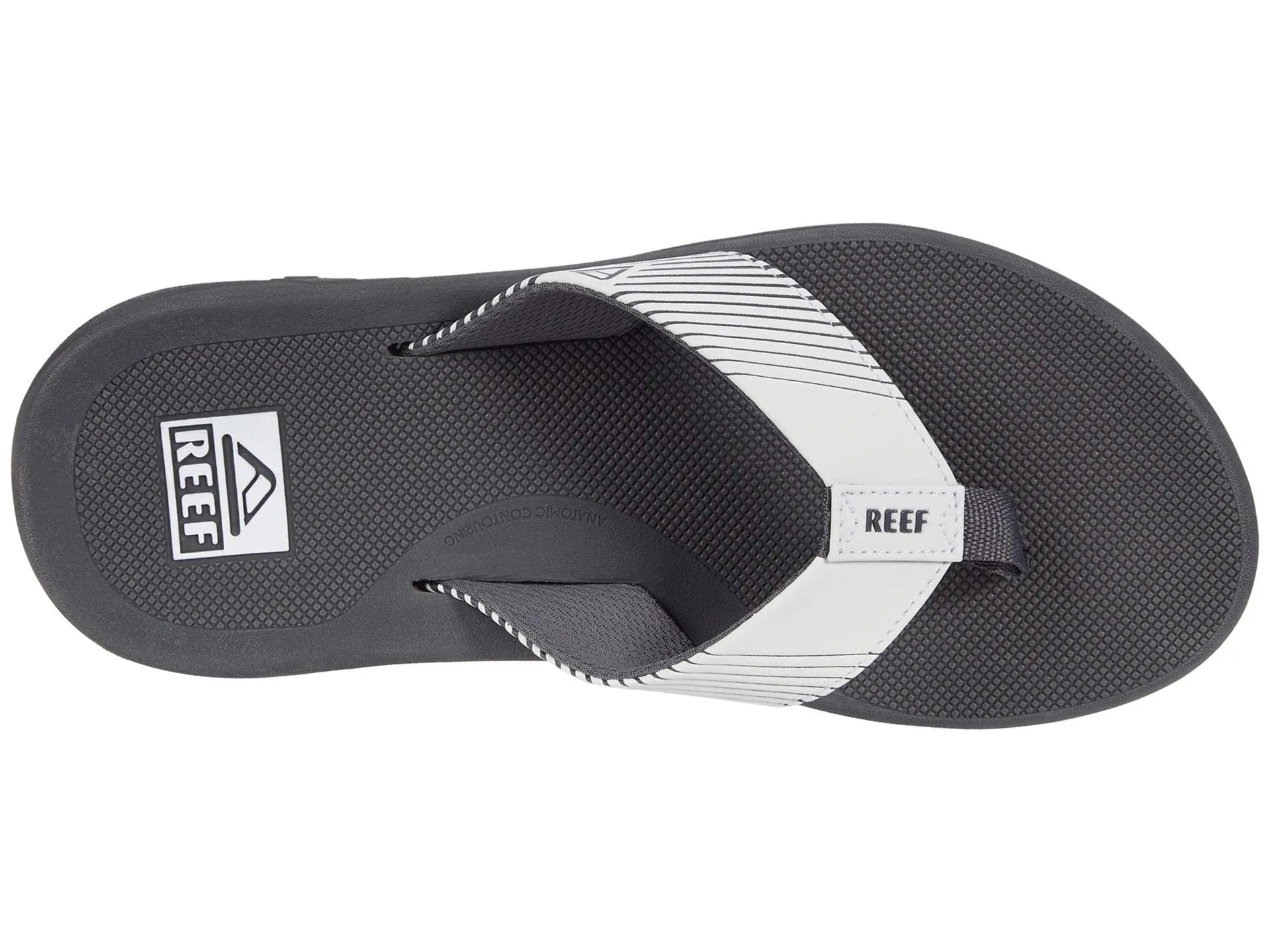Reef Phantom II Men's Flip Flop Black, Brown, White 7 8 9 10 11 12 13 14