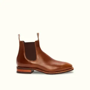 R.M.Williams - Comfort Craftsman - Raw Edge - Pull Up Leather - Caramel -  H Fit