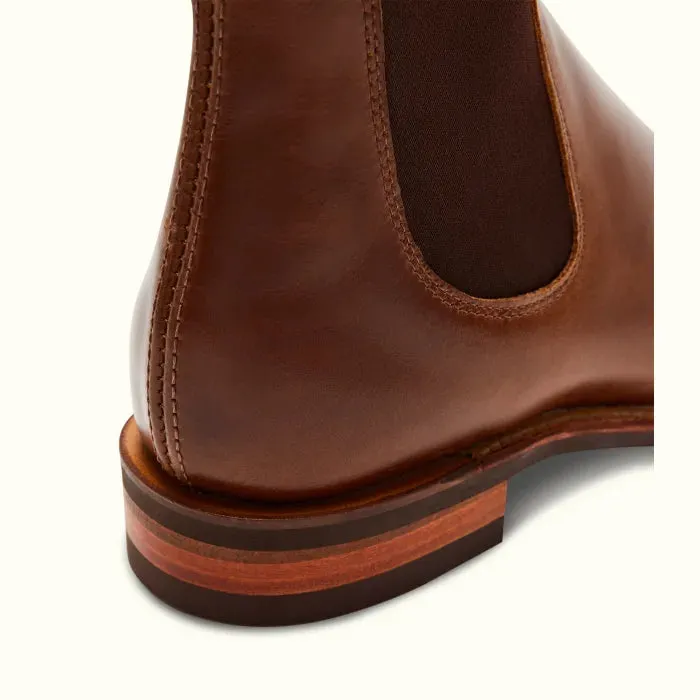 R.M.Williams - Comfort Craftsman - Raw Edge - Pull Up Leather - Caramel -  H Fit