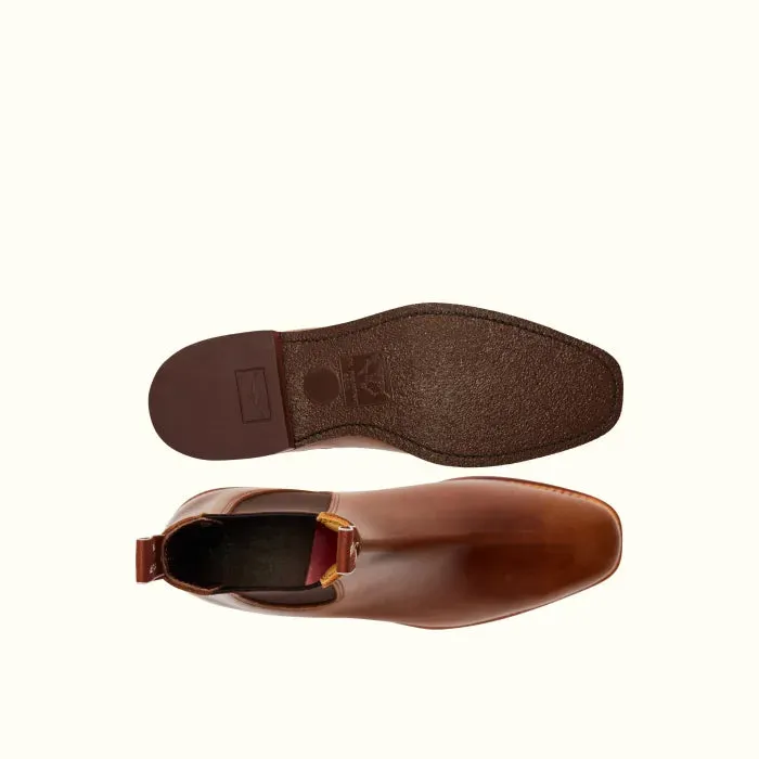 R.M.Williams - Comfort Craftsman - Raw Edge - Pull Up Leather - Caramel -  H Fit