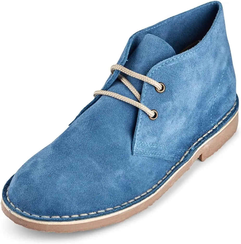 Roamers Womens/Ladies Real Suede Unlined Desert Boots