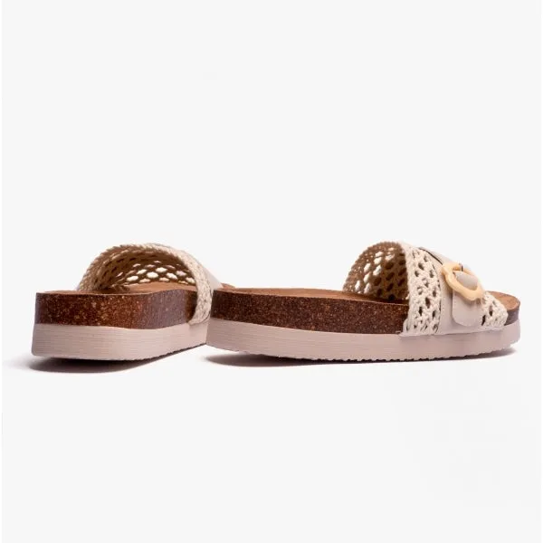 Rocket Dog ALMA Womens Crochet Sandals Natural