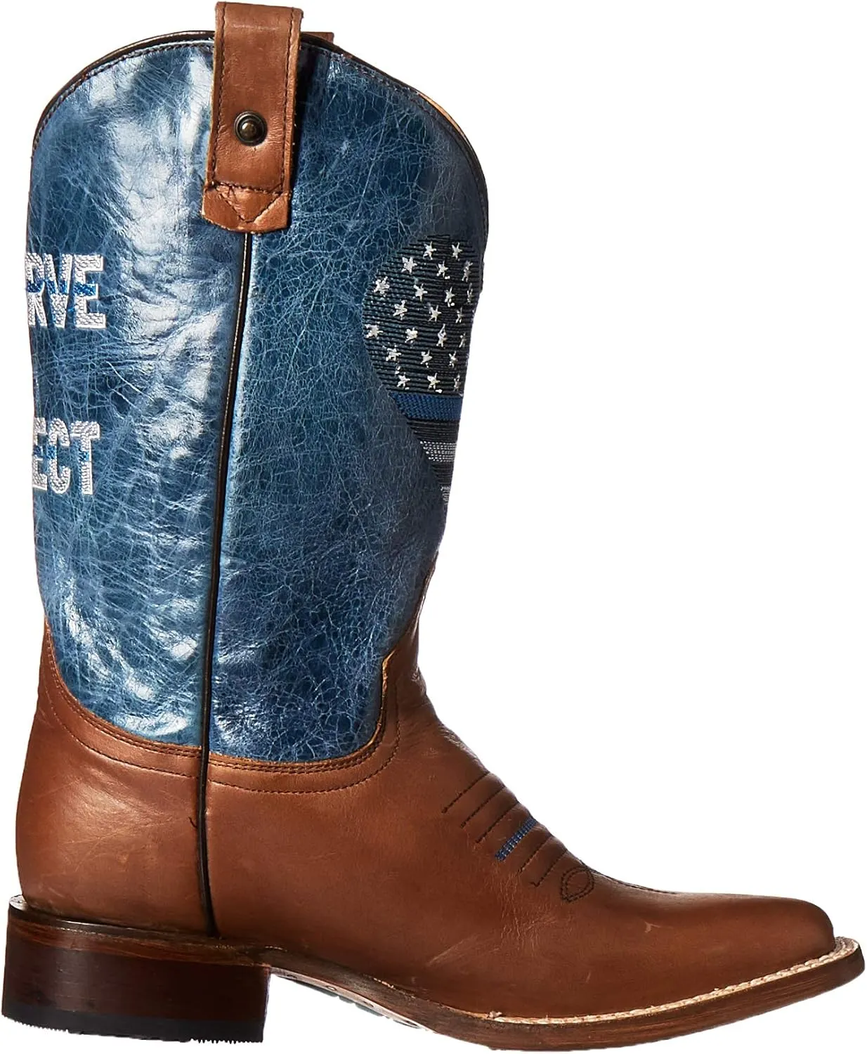 ROPER Women's Thin Blue Line Heart Fashion Boot