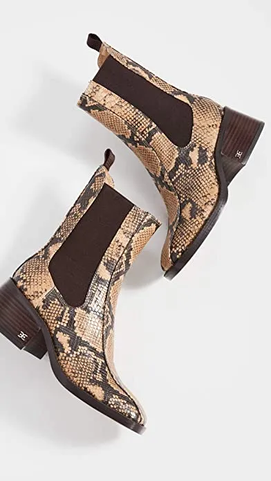 Sam Edelman Women's Dasha Boots, Dark Wheat Multi, 8 Medium US