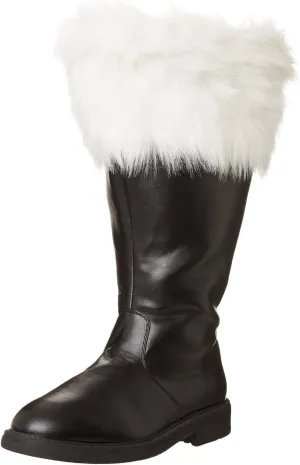 SANTA BOOT WIDE CALF FUR CUFF