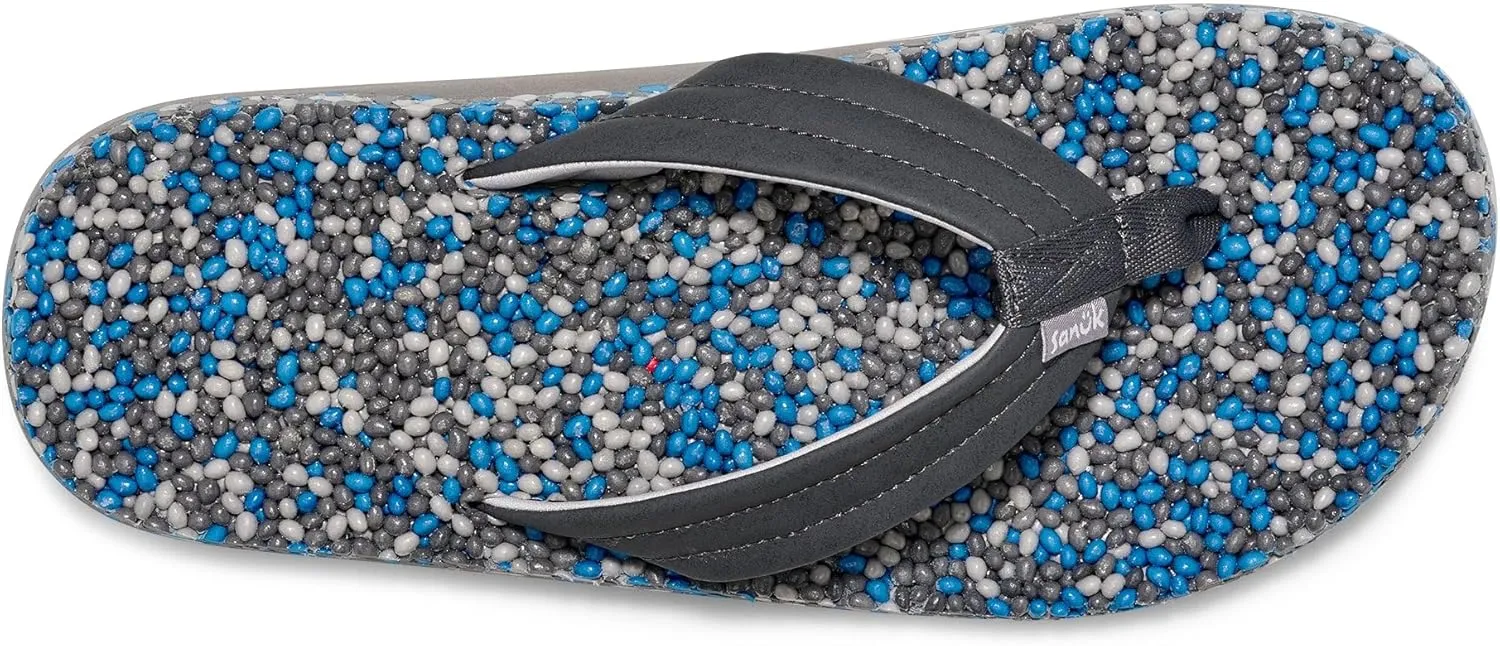 Sanuk Mens Bubblecush | Flip Flops for Men | Mens Sandals | Beach Sandals | Supportive & Lightweight | Comfort Footbed