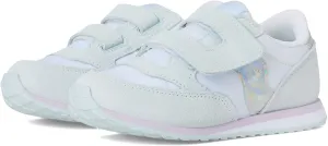 Saucony Kids Originals Jazz Hook & Loop Sneaker (Toddler/Little Kid), White/Blue, 8 US Unisex