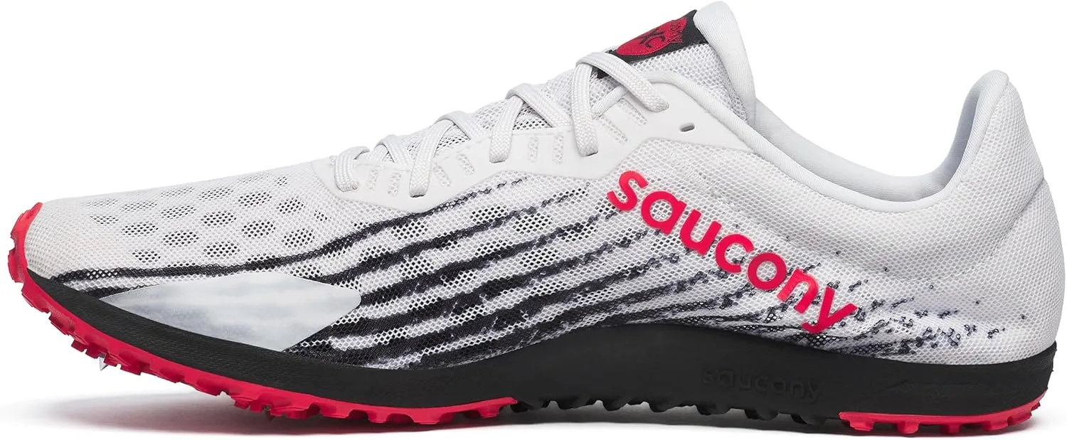 Saucony Men's Kilkenny XC 9 Spike Sneaker, White/Black, 13