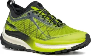 SCARPA Men's Camping & Hiking Sneaker, Acid Lime Black, 11.5