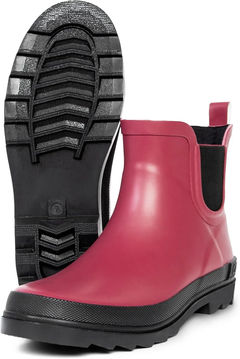 ShedRain Chelsea Rain Boot, Waterproof Ankle Rainboots for Women_P