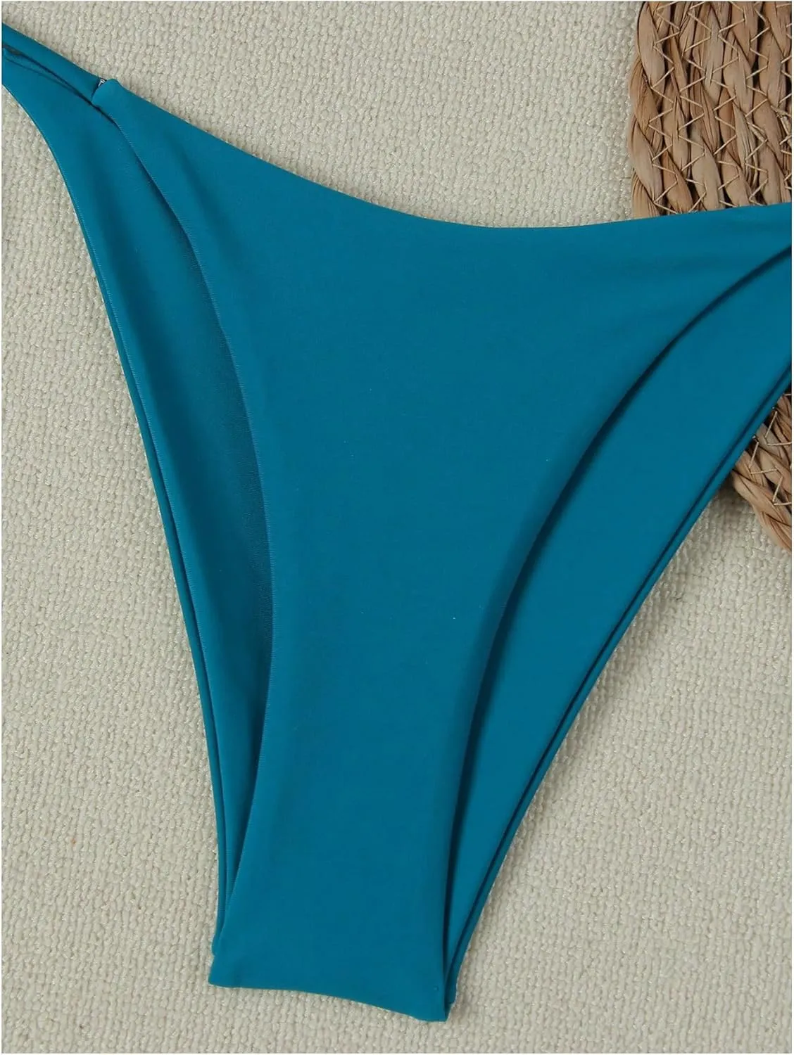 SHENHE Women's Triangle String Bikini Set 2 Piece Halter Swimsuits Starfish Metal Linked Swim Set
