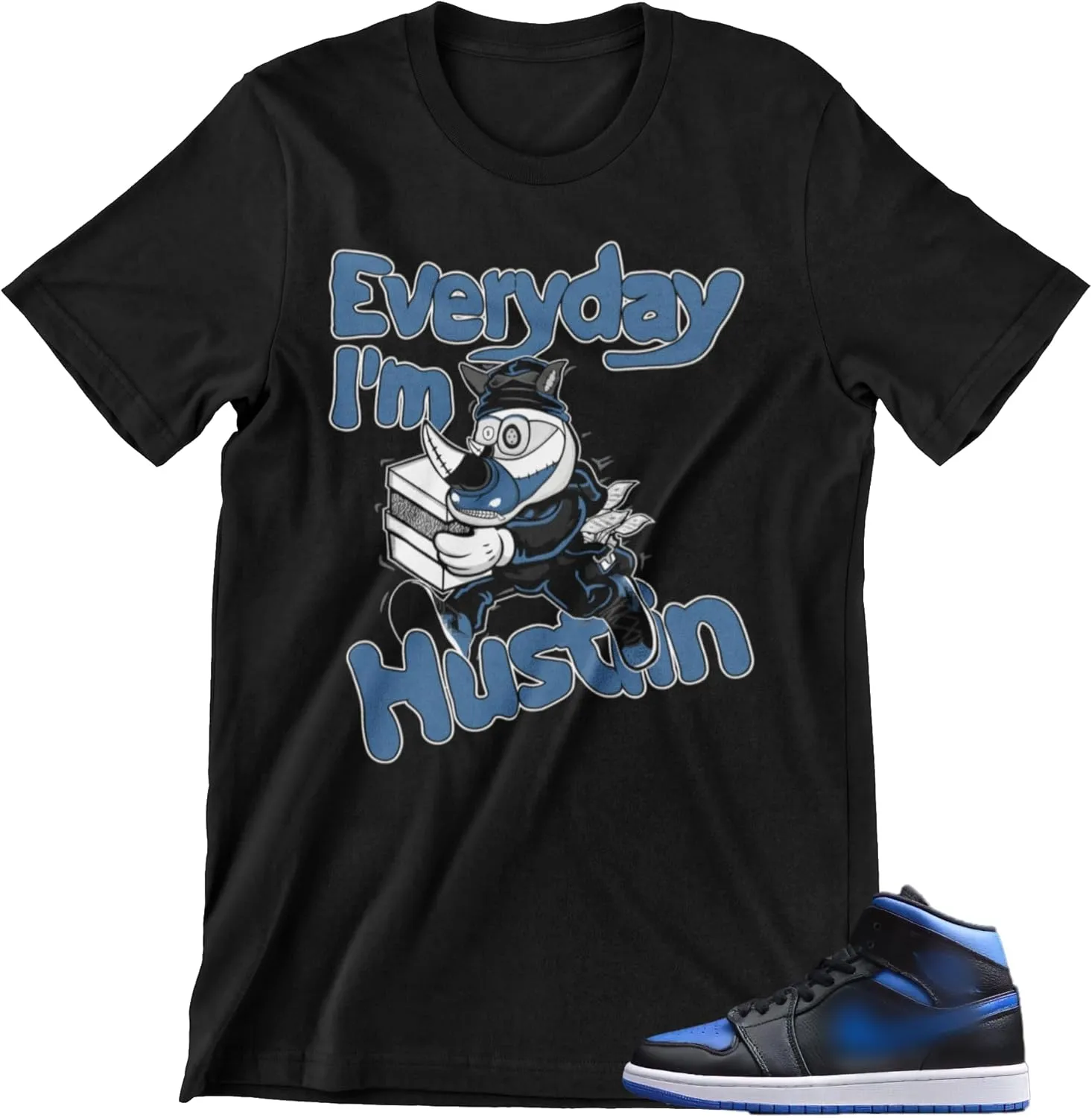 Shirt to Match Jordan 1 Purple Black Colors