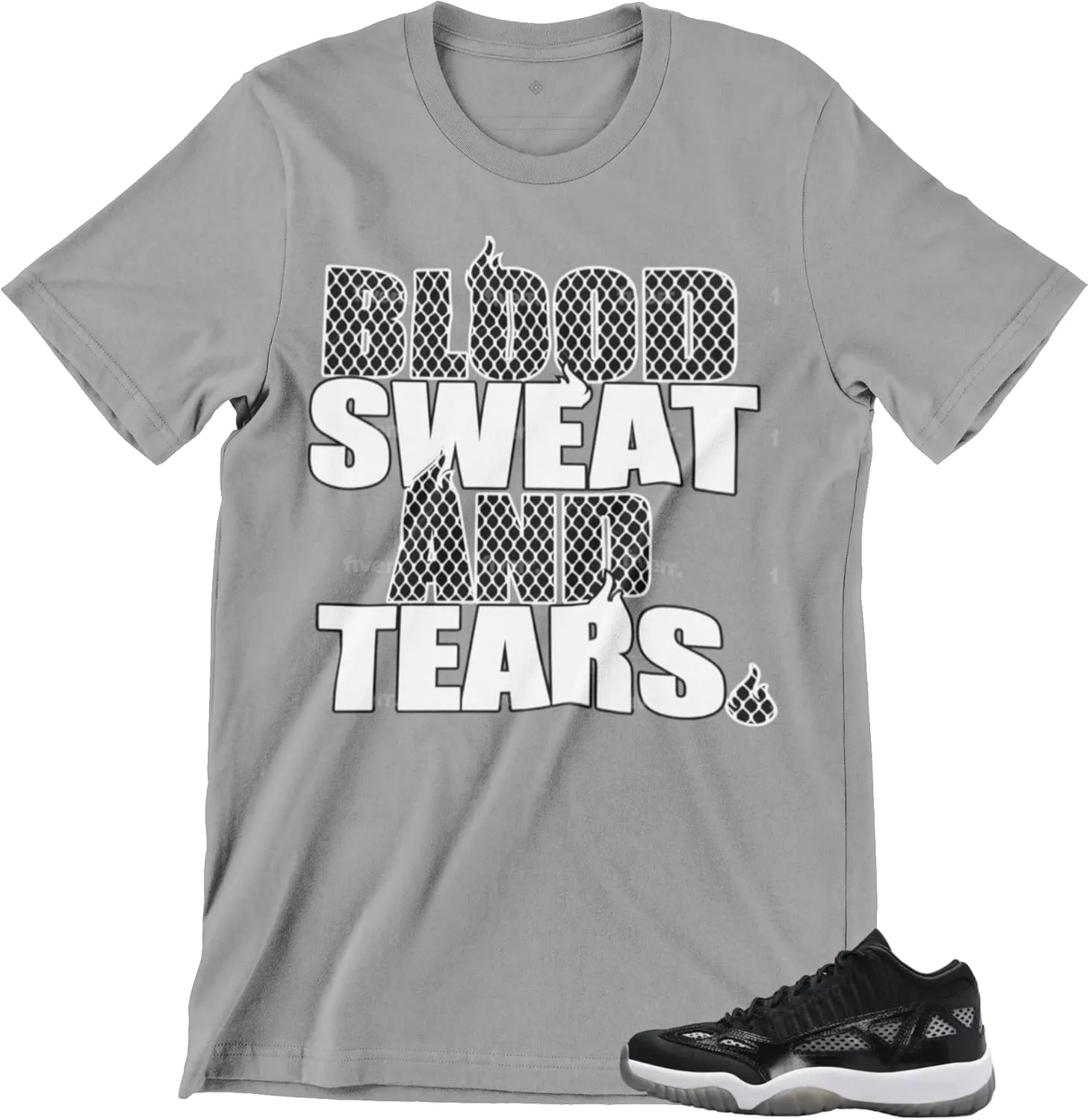 Shirt to Match Jordan 11 IE Black & White Men's Graphic Tee