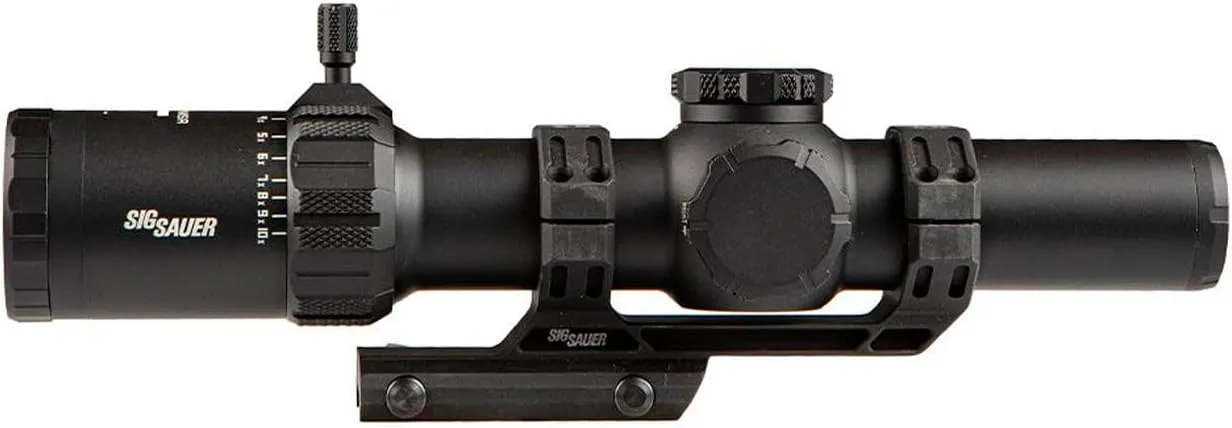 SIG SAUER Tango-MSR LPVO 1-10X28mm 34mm Tube F2/SFP MSR BDC-10 Reticle Durable Scockproof Waterproof Fogproof Hunting Rifle Scope, Alpha-MSR Mount, Lens Covers & Throw Lever Included