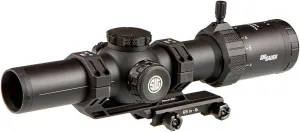 SIG SAUER Tango-MSR LPVO 1-10X28mm 34mm Tube F2/SFP MSR BDC-10 Reticle Durable Scockproof Waterproof Fogproof Hunting Rifle Scope, Alpha-MSR Mount, Lens Covers & Throw Lever Included