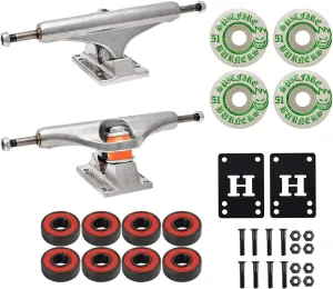 Skateboard Trucks 149 Mid   51mm Spitfire Burners Wheels, ABEC 5 Bearings