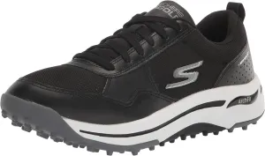 Skechers Men's Arch Fit Golf Shoe Sneaker, Black/White, 8