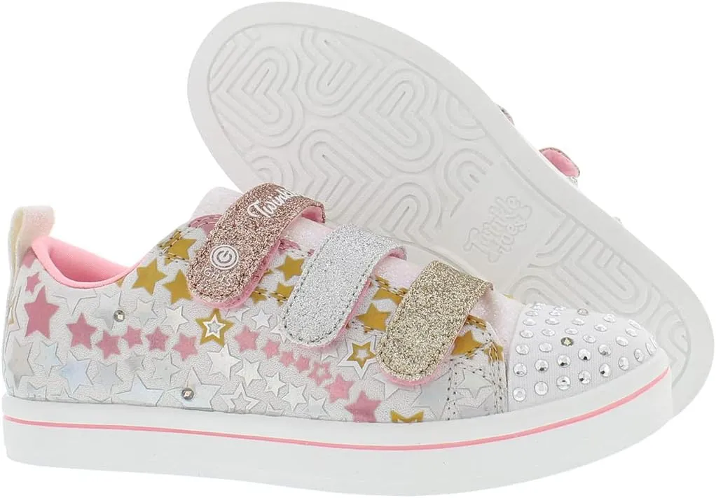Skechers Unisex-Child Twinkle Toes Sparkle Lite-Unicorn Craze Sneaker