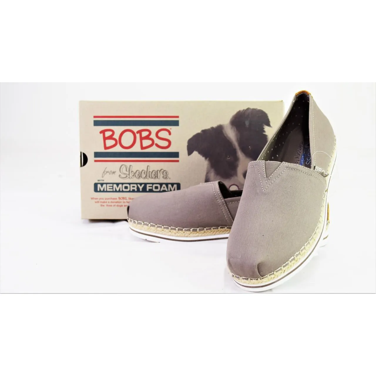 Skechers Women's Bobs Breeze Taupe 10