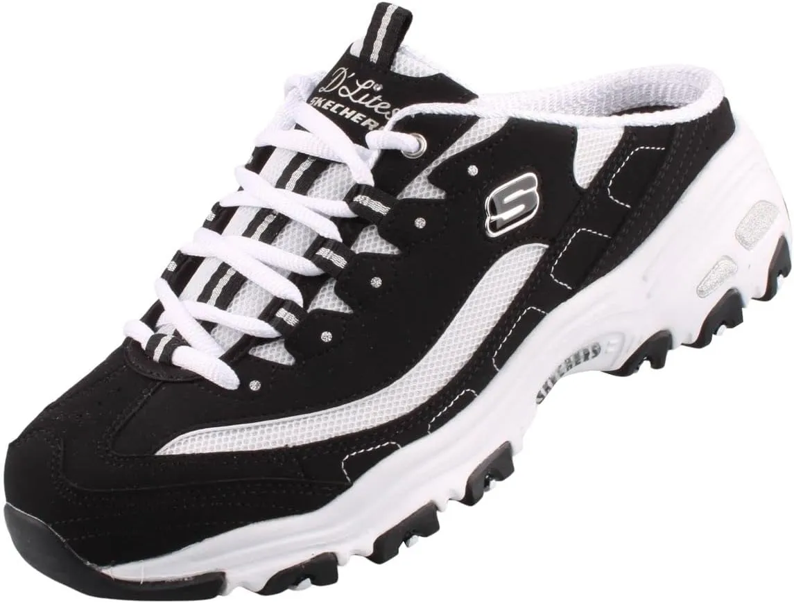 Skechers Women's D'Lites - Full Bliss Sneaker Black/White - 149787-BKW