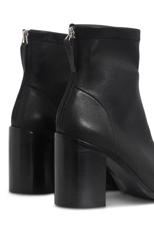SKIN FOOTWEAR - SAYLOR BLACK 9CM ANKLE BOOT