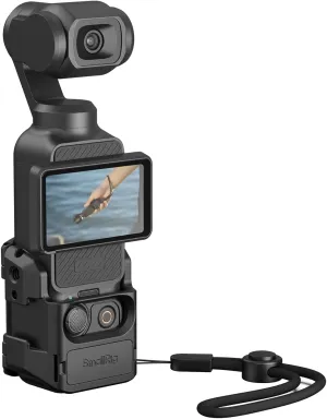 SmallRig Expansion Adapter Accessorie for DJI Osmo Pocket 3, Aluminium Protective Cage, 52g Lightweight Mount for Pocket 3, with Cold Shoe Mount, 1/4"-20 Threaded Toles and Claw Ports
