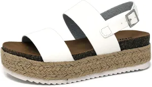 Soda Women's Casual Slip On Sandals