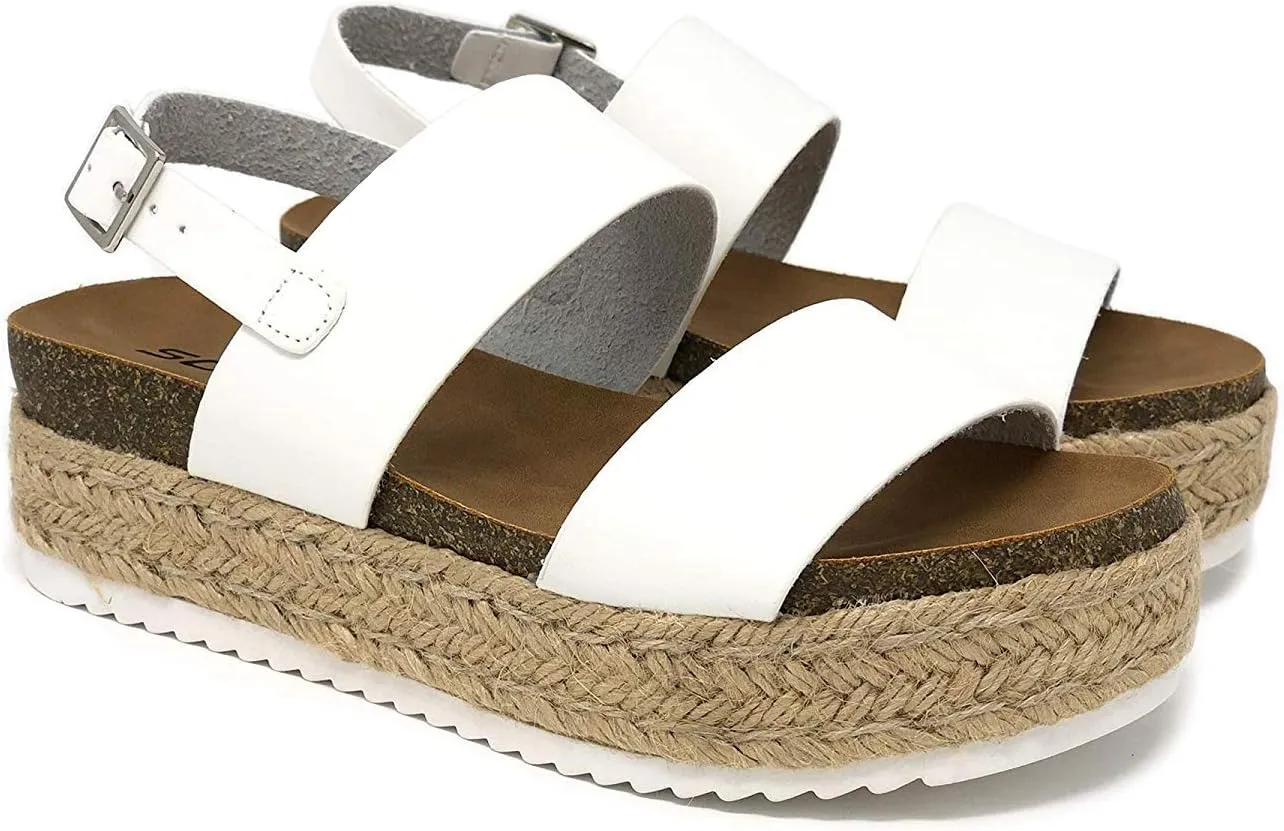 Soda Women's Casual Slip On Sandals