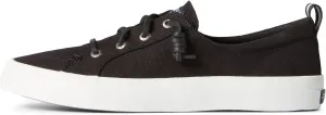Sperry Women's Crest Vibe Sneaker, Black, 9