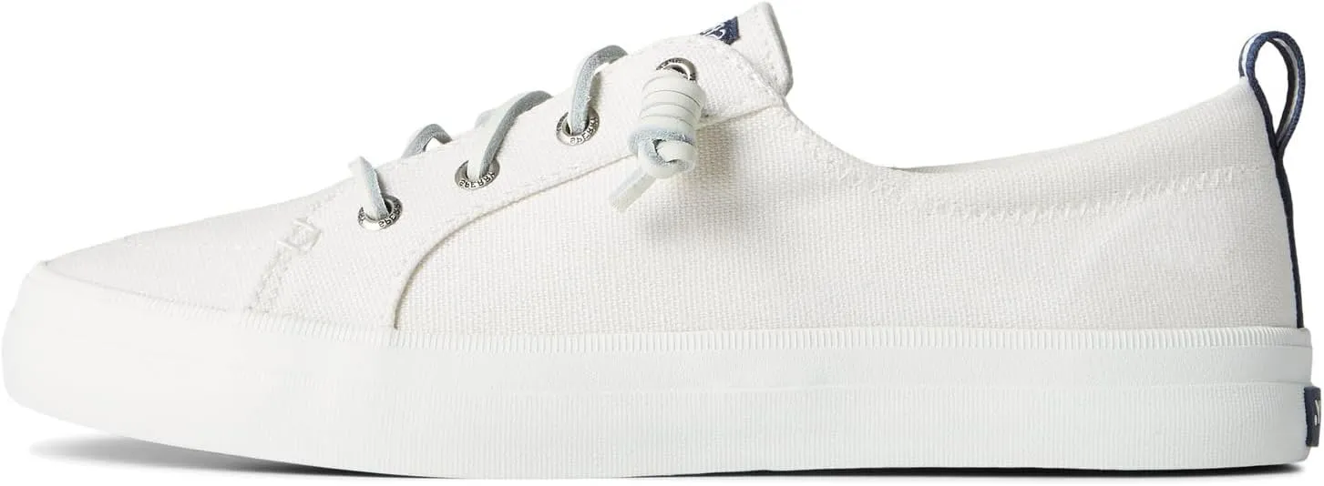 Sperry Women's Crest Vibe Sneaker, White, 6.5 Wide