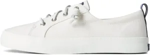 Sperry Women's Crest Vibe Sneaker, White, 8 Wide