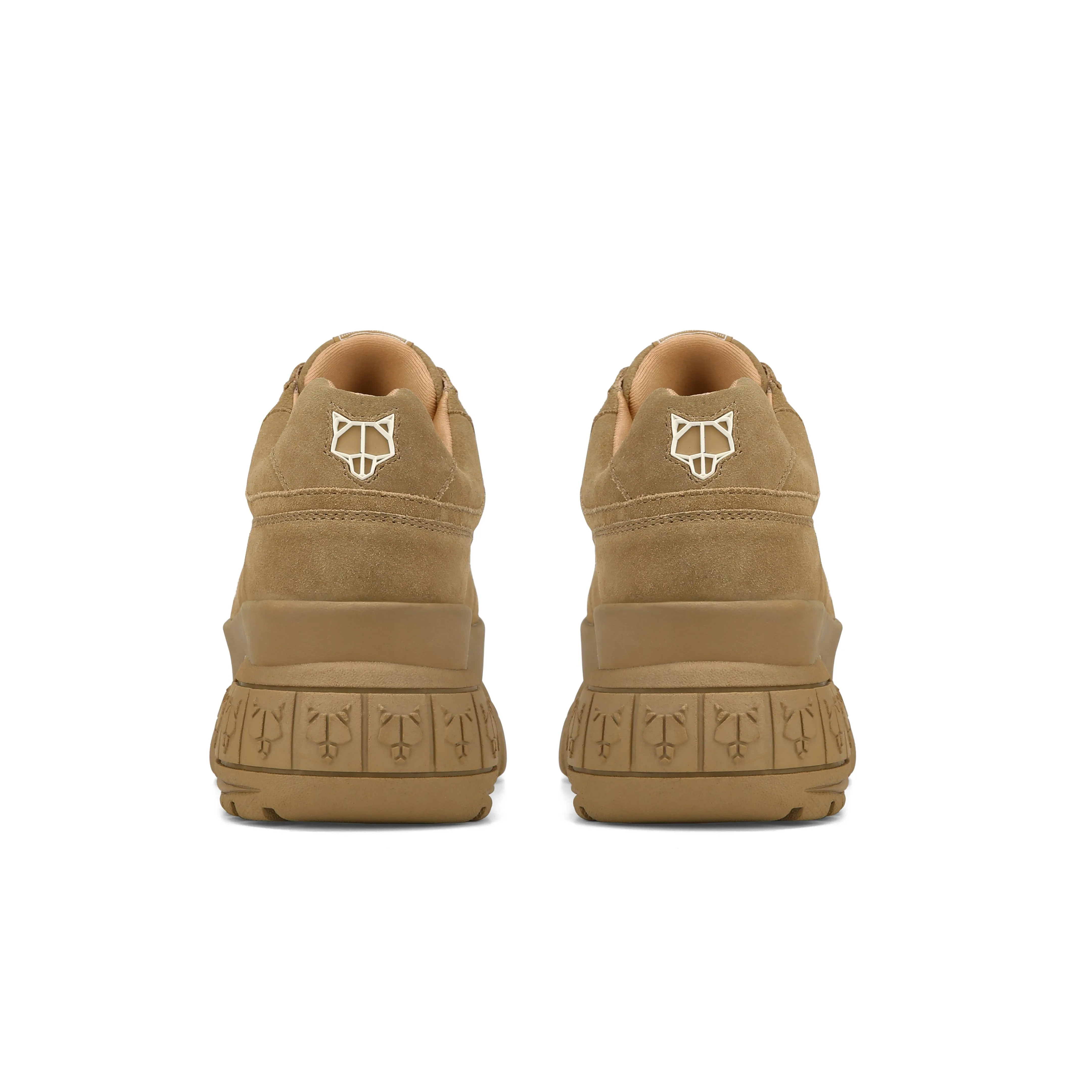 Sporty Taupe Suede