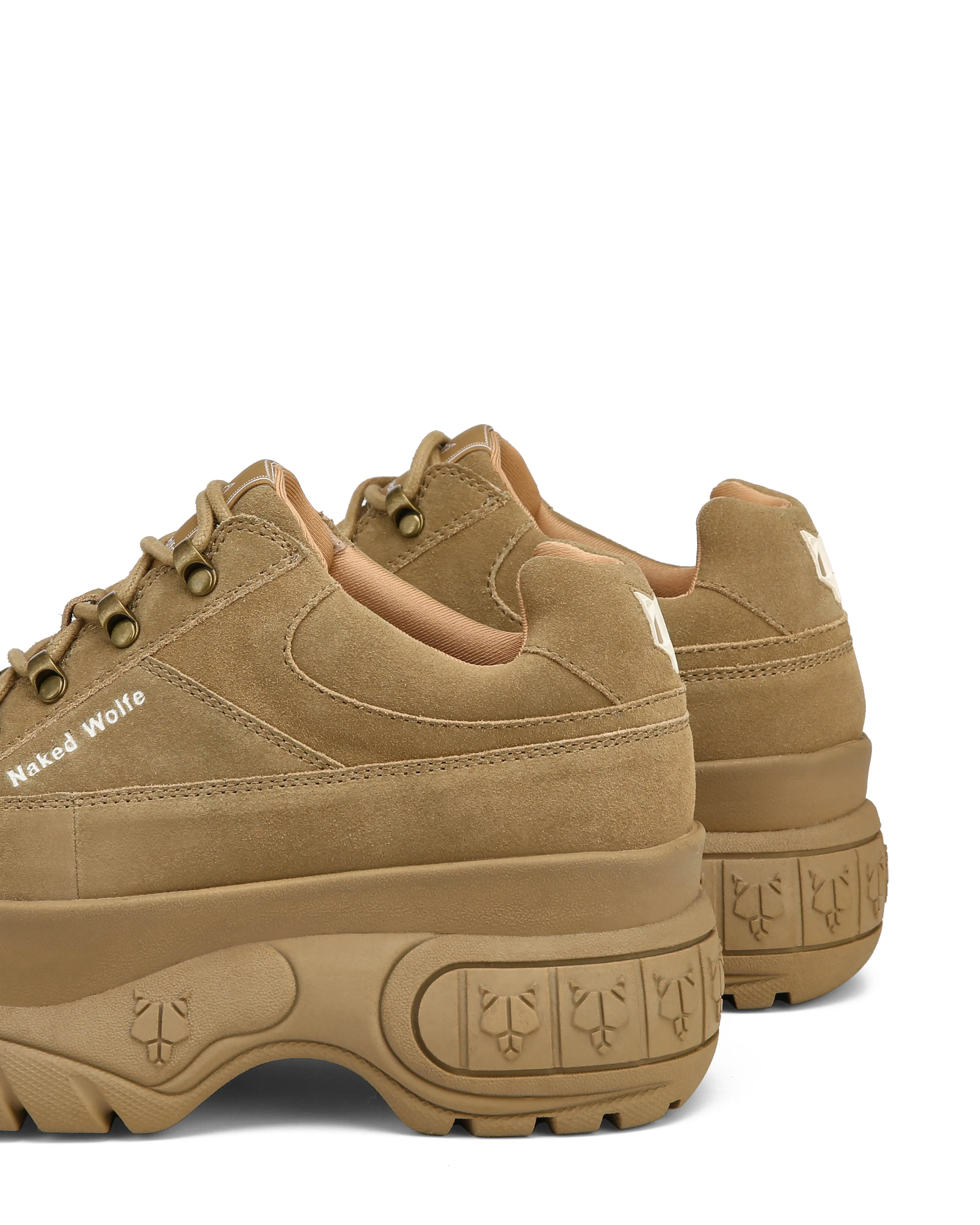 Sporty Taupe Suede