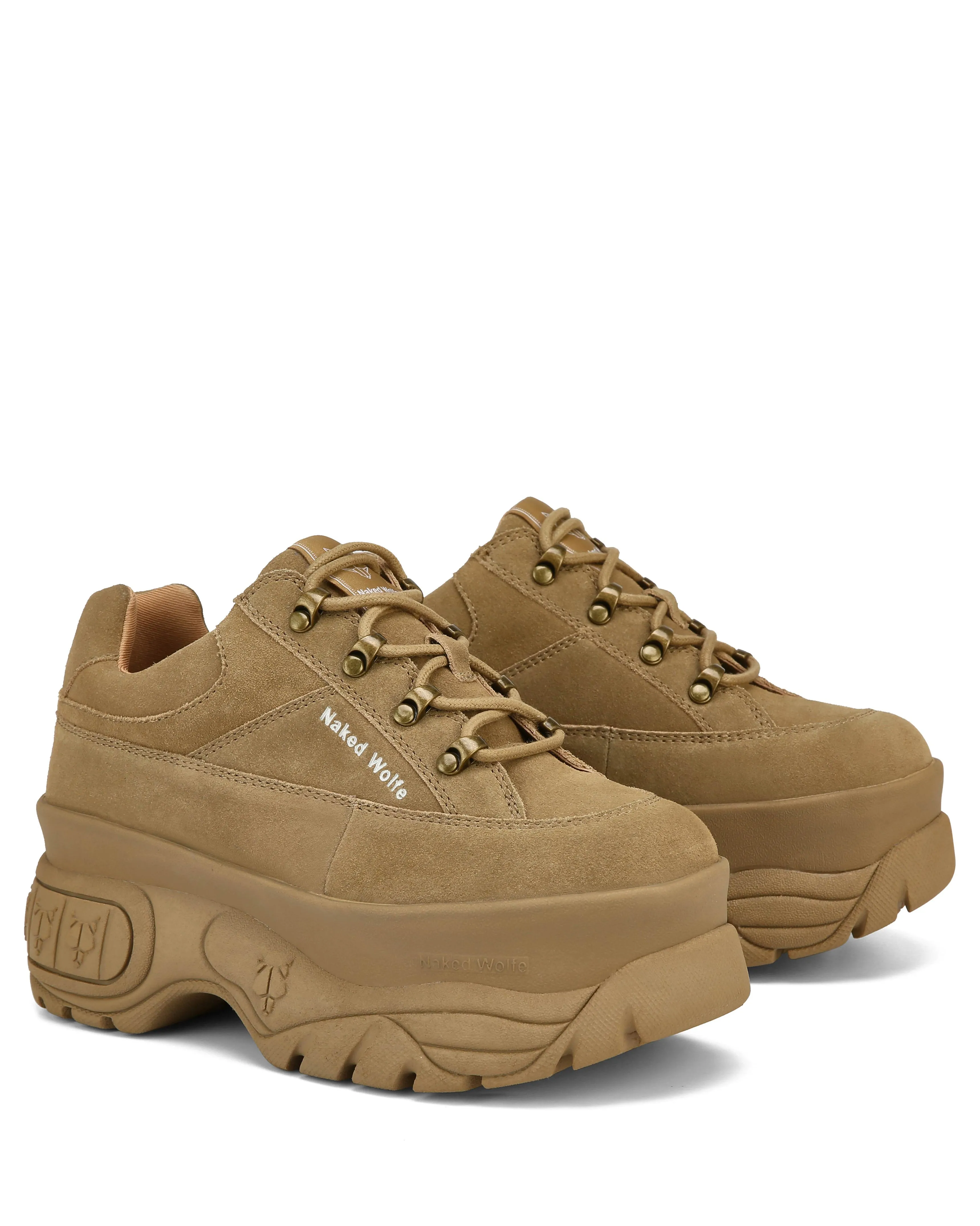 Sporty Taupe Suede