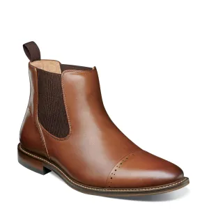 Stacy Adams Mens 25492s P Chelsea Boot, Chocolate, 12 US
