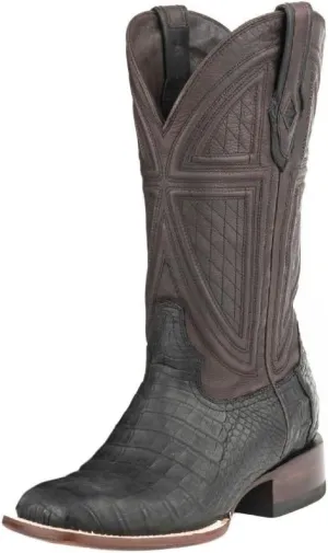 Stetson Men's Caiman Belly Western Boot Square Toe - 12-020-1852-0200 Bl