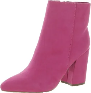 Sugar Women's Winter Chelsea Booties - Chunky High Heel, Pointed Toe, Fashion Ankle Boots-Evvie