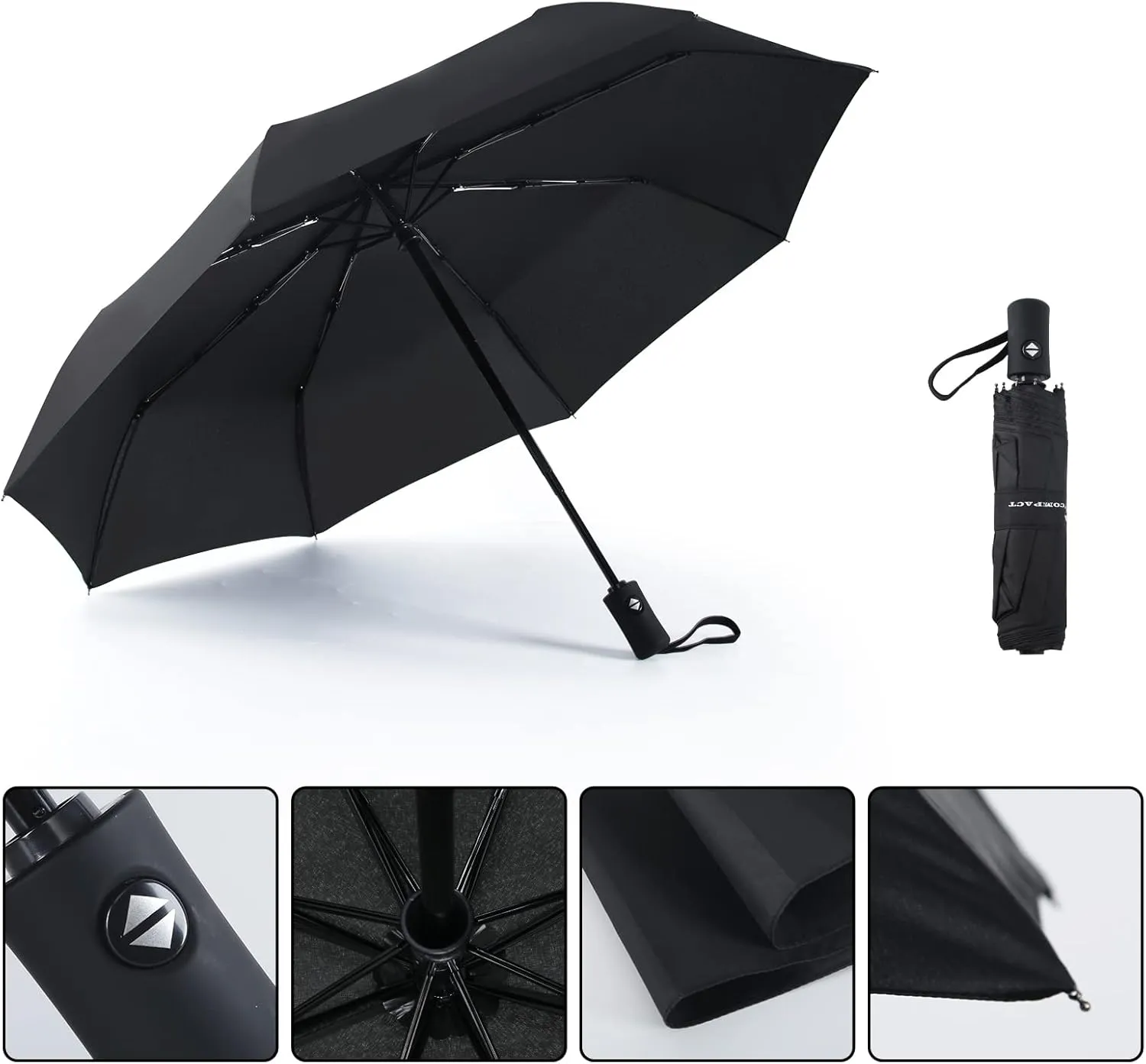 SY COMPACT Travel Umbrella Windproof Automatic Umbrellas-Factory Outlet umbrella