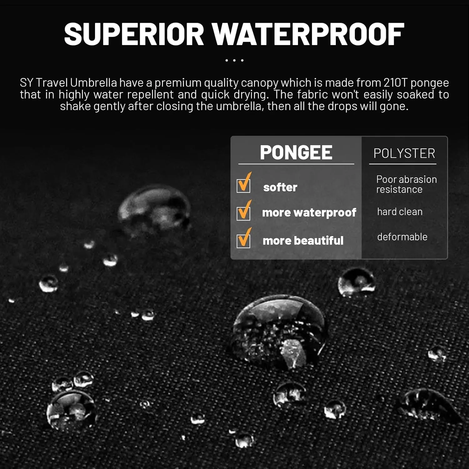 SY COMPACT Travel Umbrella Windproof Automatic Umbrellas-Factory Outlet umbrella