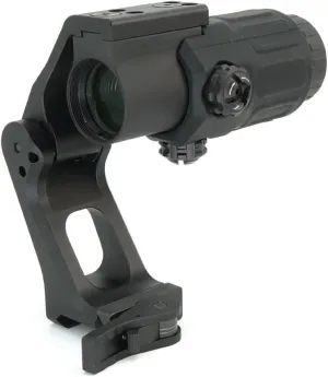 Tactical 3X Magnifier with FTC QD Mount Combo，2.91" Optical Centerline Height，Quick Release & Flip-to-Center (FTC) Mechanism，CNC Aluminum