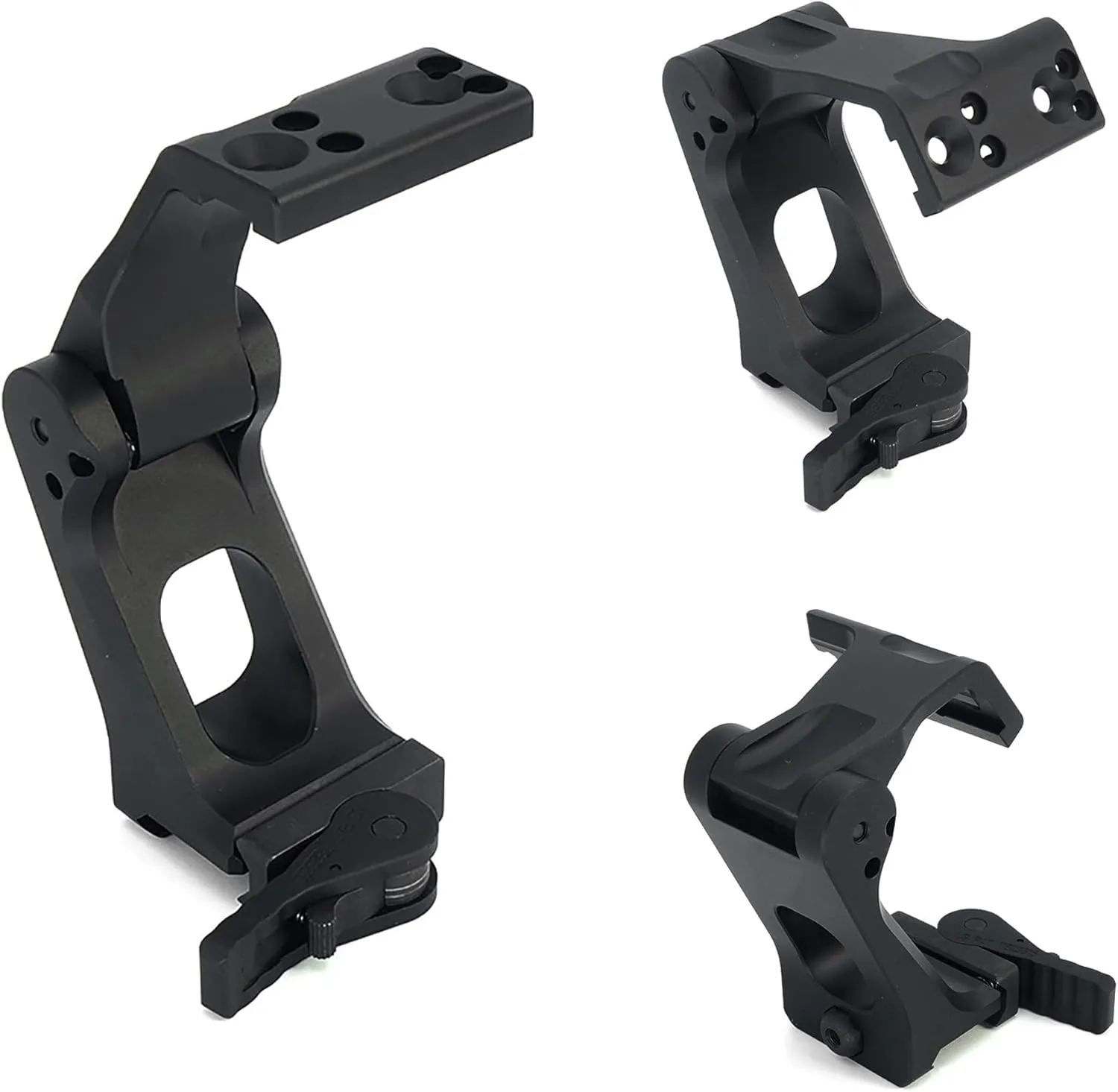 Tactical FTC Magnifier Mount with Fast QD Lever 2.91" Optical Centerline Height，Quick Release & Flip-to-Center (FTC) Mechanism，CNC Aluminum，Compatible G30，G23，G33，G43，G45，Mirco 3X，Mirco 6X Etc