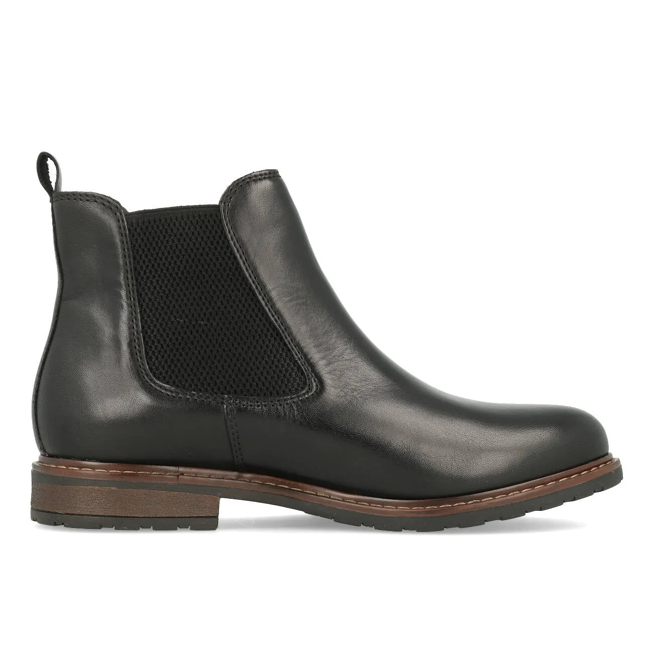 Tamaris 25056-29-003 Chelsea Boot Damen Black Leather