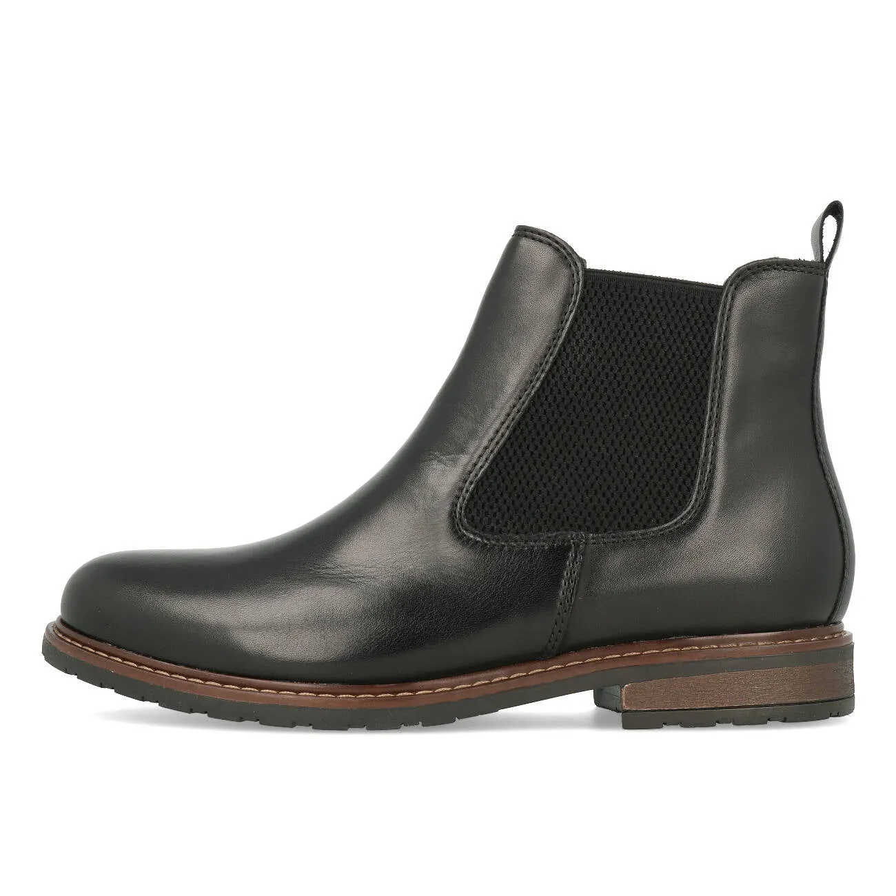 Tamaris 25056-29-003 Chelsea Boot Damen Black Leather