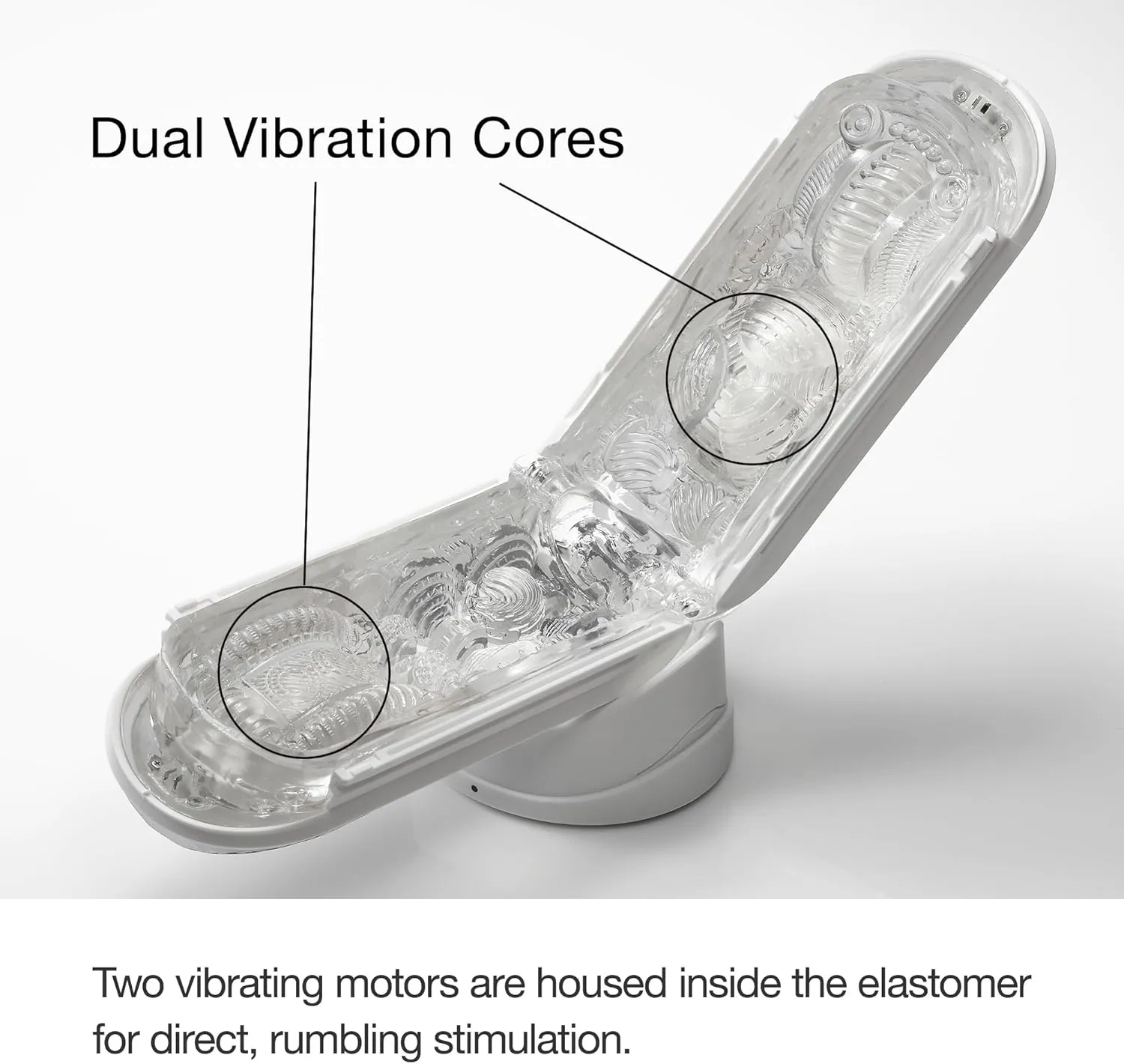 TENGA FLIP 0 (Zero) Gravity EV (Electronic Vibration) Male Masturbator, Reusable Sleeve Vibrator, Gravity White