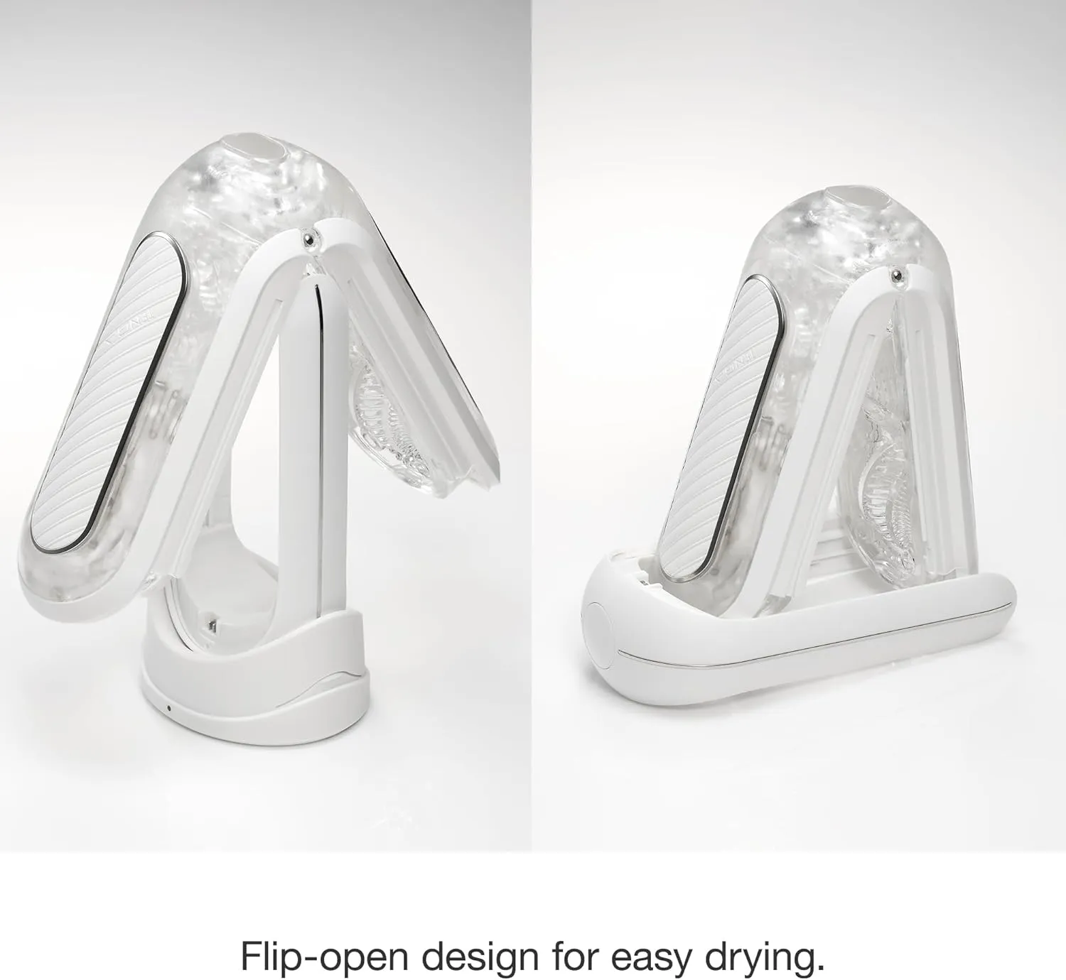 TENGA FLIP 0 (Zero) Gravity EV (Electronic Vibration) Male Masturbator, Reusable Sleeve Vibrator, Gravity White