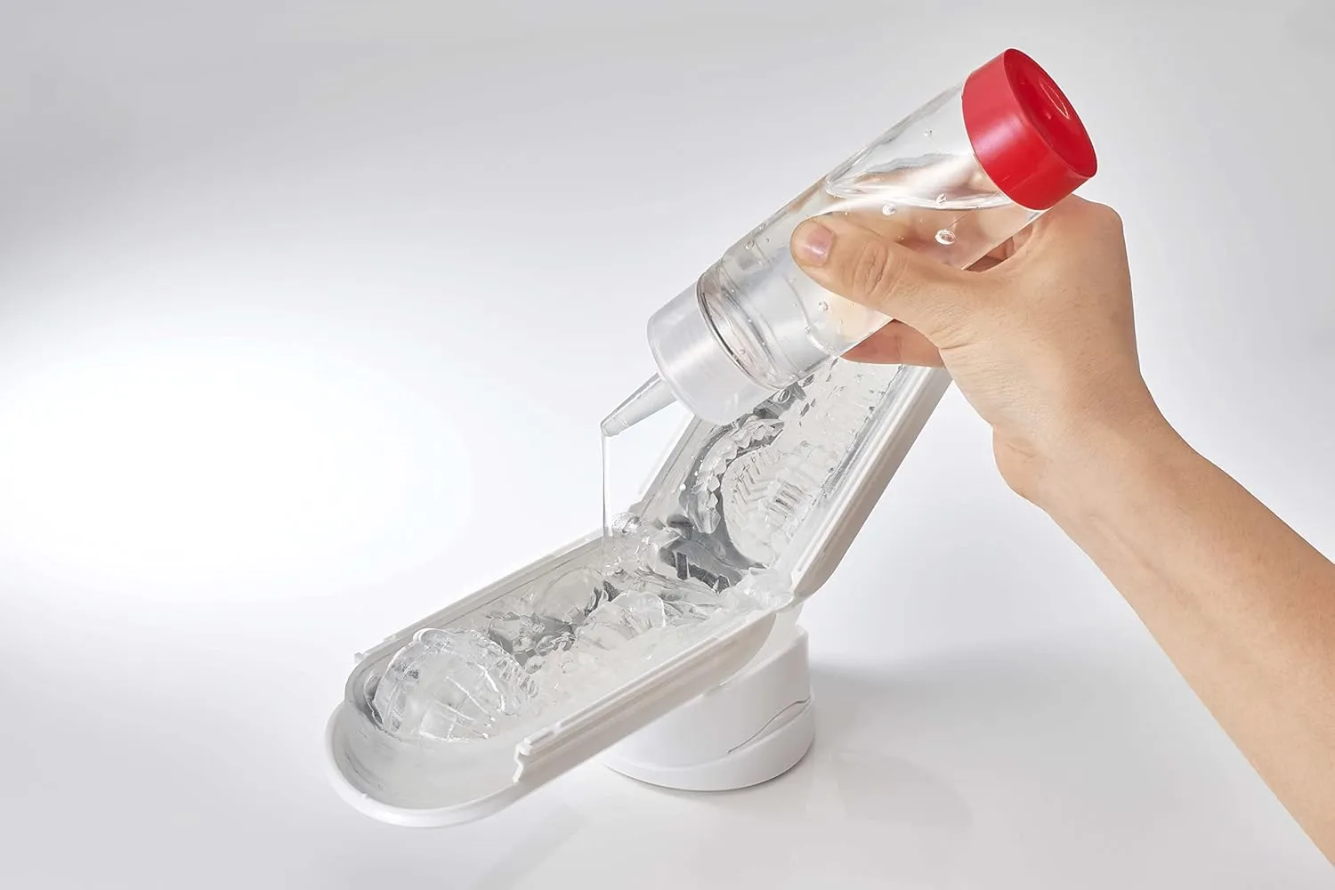 TENGA FLIP 0 (Zero) Men Masturbation Device, Reusable Pleasure Toy Cup Massager and Personal Masturbation Toy, TFZ-001 White