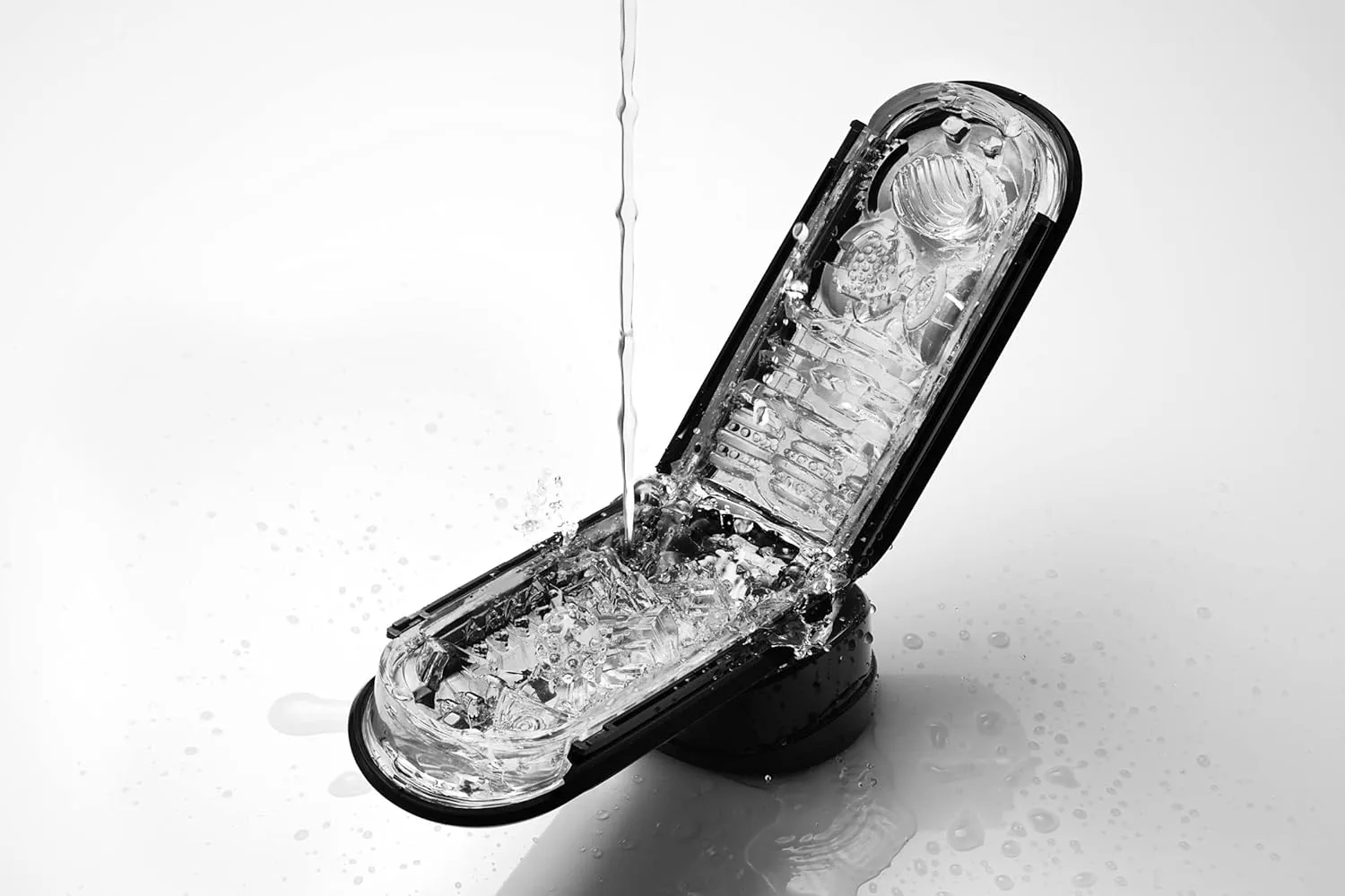 TENGA FLIP 0 (Zero) Men Masturbation Device, Reusable Pleasure Toy Cup Massager and Personal Masturbation Toy, TFZ-002 Black