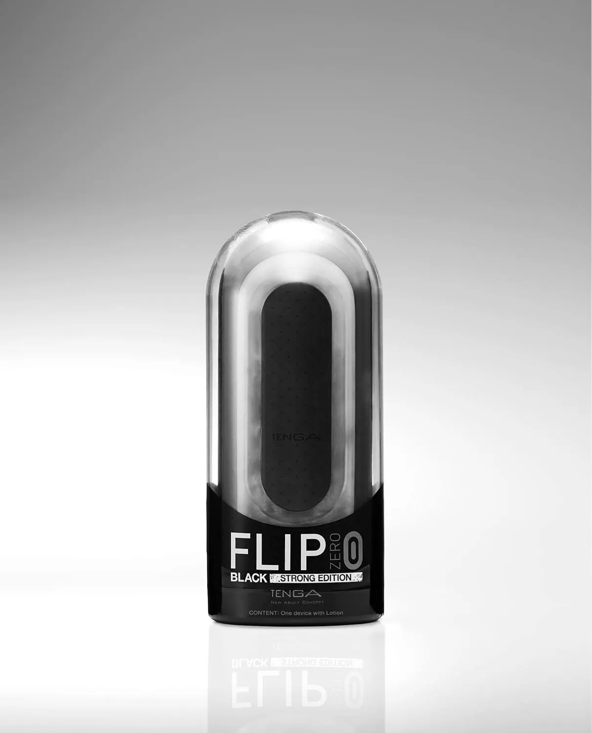 TENGA FLIP 0 (Zero) Men Masturbation Device, Reusable Pleasure Toy Cup Massager and Personal Masturbation Toy, TFZ-002 Black