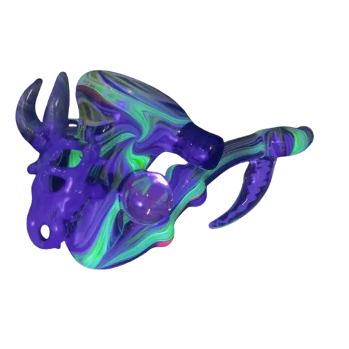 Terry Sharp x Modified Creations x Livin x Mystery Forge - UV Skull Faced Sherlock
